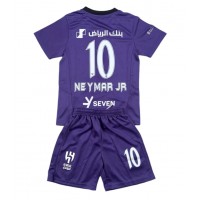 Maglia Calcio Al-Hilal Neymar Jr #10 Terza Divisa Bambino 2024-25 Manica Corta (+ pantaloncini)